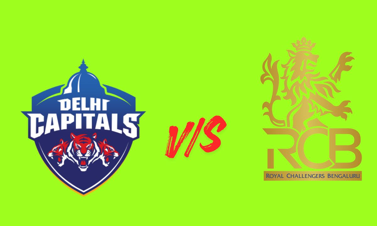 delhi capitals cricket vs royal challengers cricket timeline