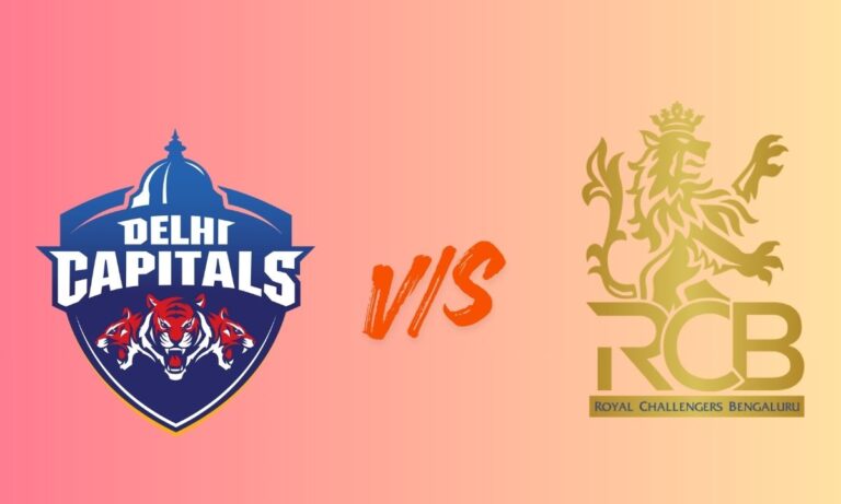 delhi capitals vs royal challengers bengaluru timeline