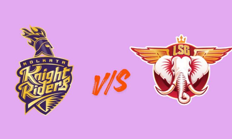 kolkata knight riders vs lucknow super giants timeline