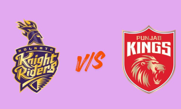 kolkata knight riders vs punjab kings timeline