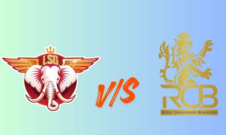 lucknow super giants vs royal challengers bengaluru timeline