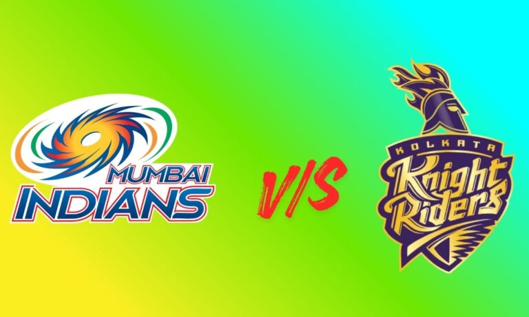 mumbai indians vs kolkata knight riders timeline