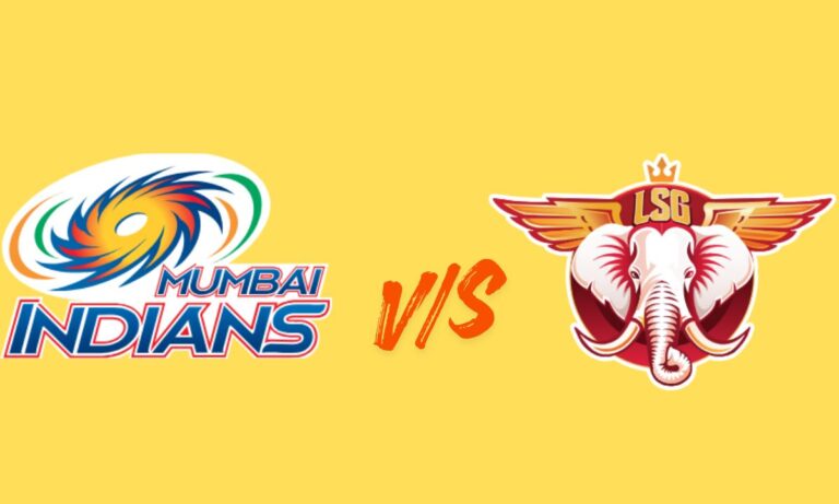 mumbai indians vs lucknow super giants timeline