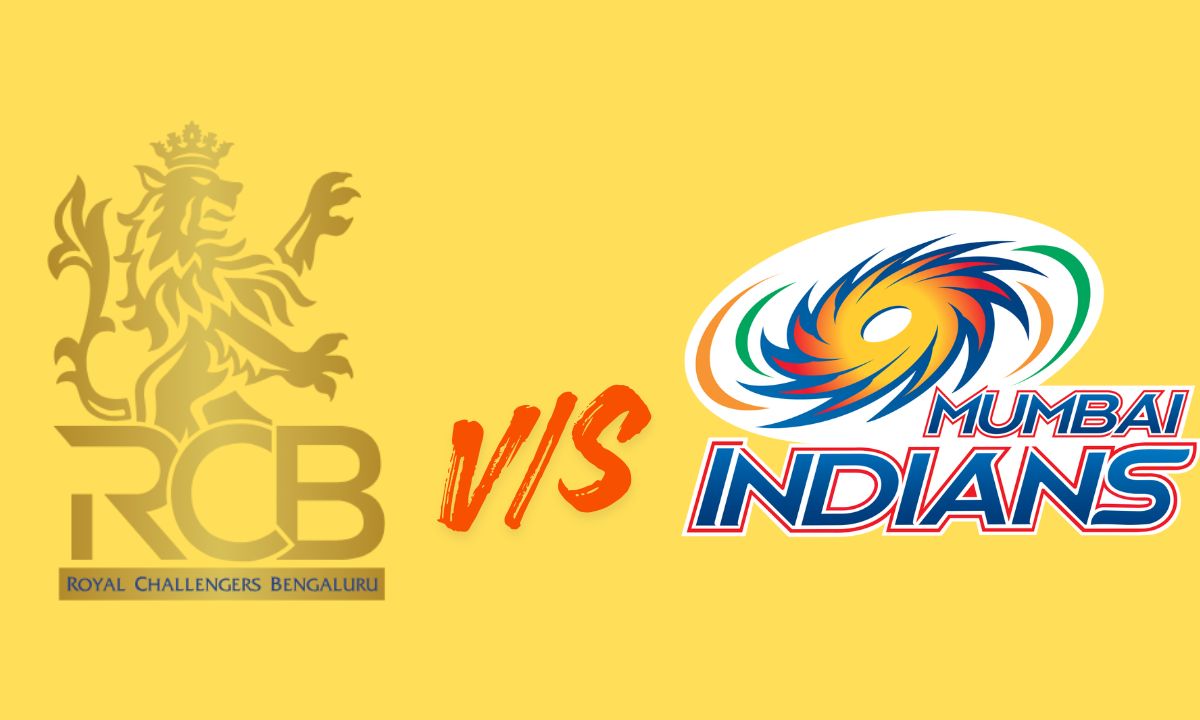 royal challengers bengaluru vs mumbai indians timeline