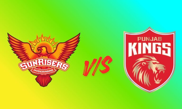 sunrisers hyderabad vs punjab kings timeline