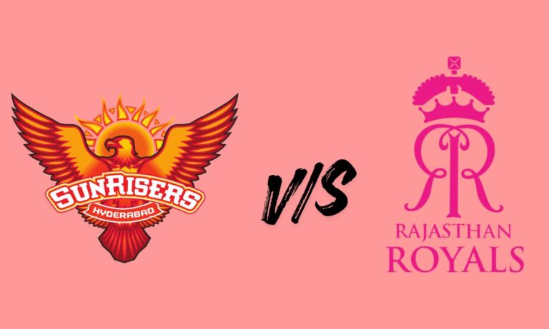 sunrisers hyderabad vs rajasthan royals timeline