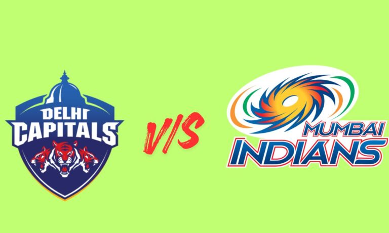 delhi capitals vs mumbai indians timeline