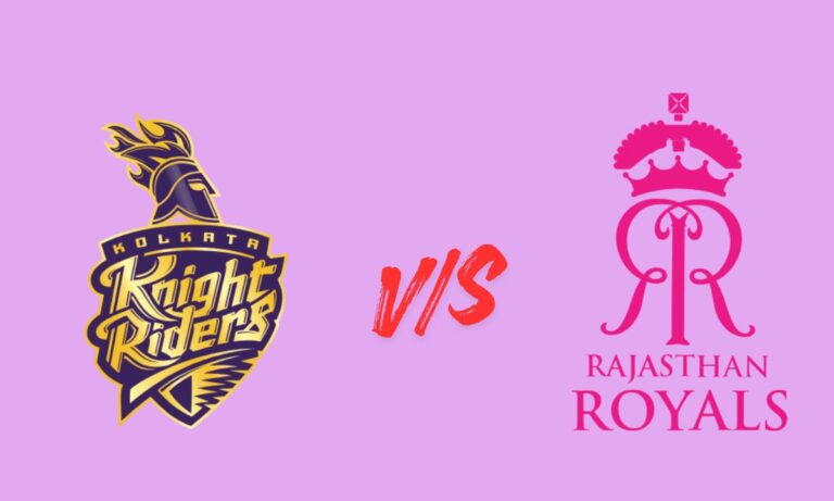 kolkata knight riders vs rajasthan royals timeline