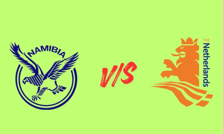 namibia national cricket team vs netherlands national cricket team timeline